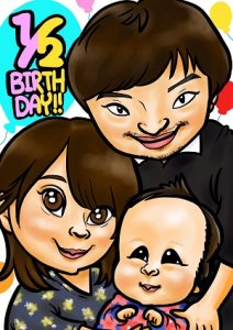 似顔絵師あやかさんの作品（似顔絵グラフィックス）
