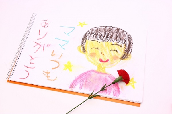 おかあさんの似顔絵