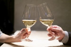 結婚祝いのグラス