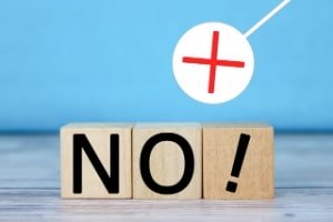 no!のイメージ