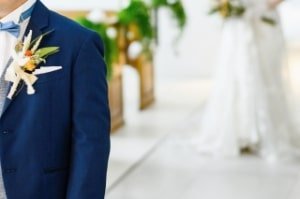 結婚式のシーン