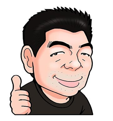 似顔絵師ワンちゃん