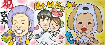 似顔絵師たいちの作品