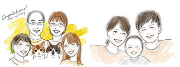 似顔絵師yunaの作品