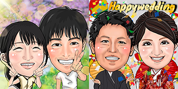 似顔絵師quince＋artkanaの作品