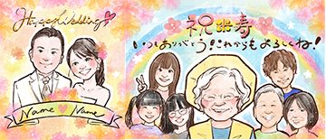 似顔絵師メロの作品