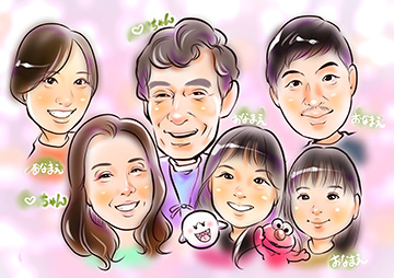 似顔絵師川上奈々