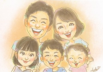 似顔絵師ててから