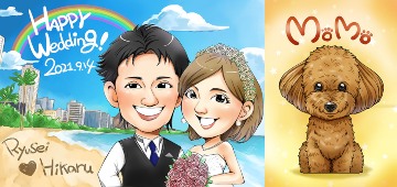 似顔絵師Nakaの作品