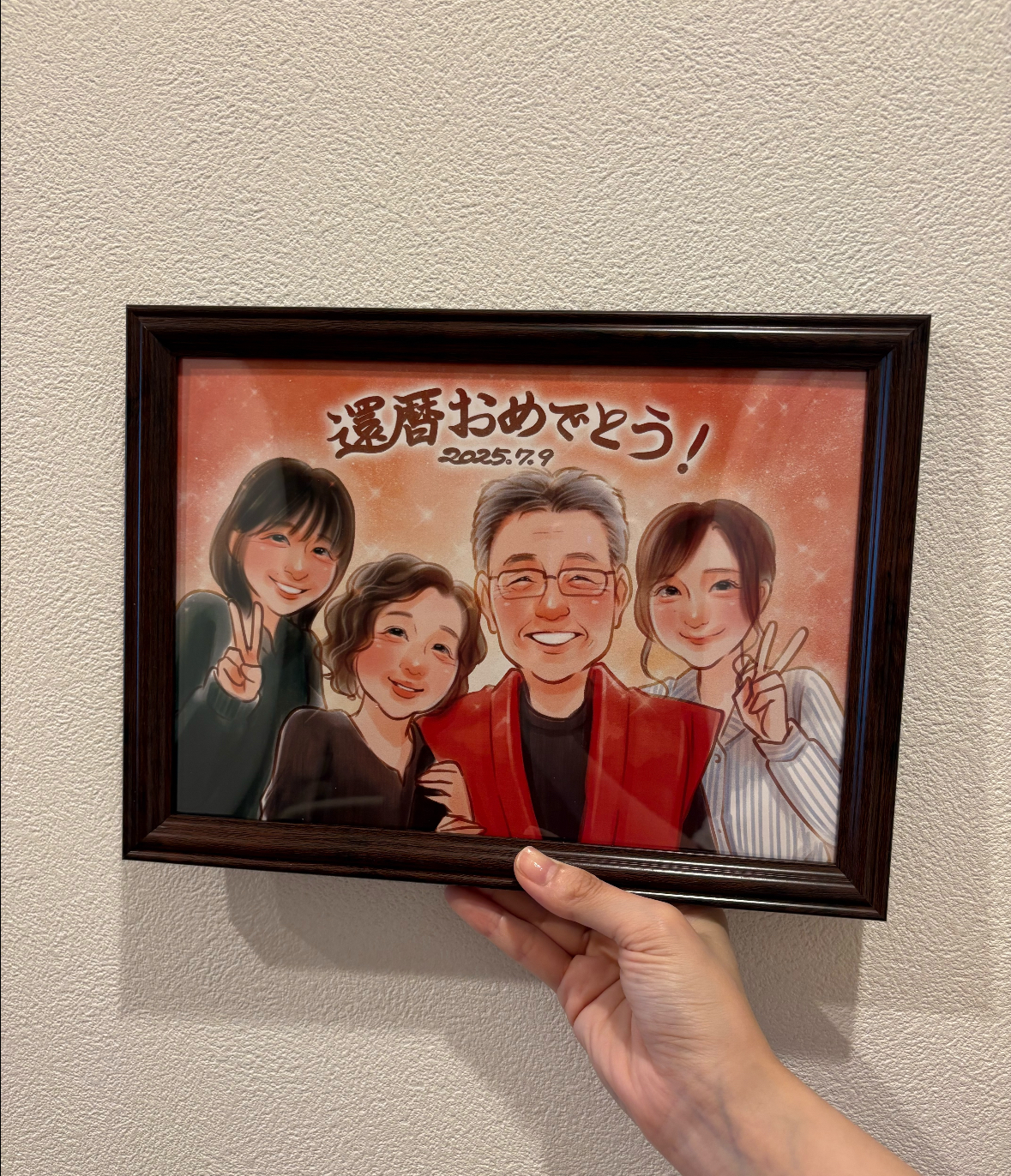 似顔絵イラストを激安作成・プレゼントの似顔絵グラフィックス